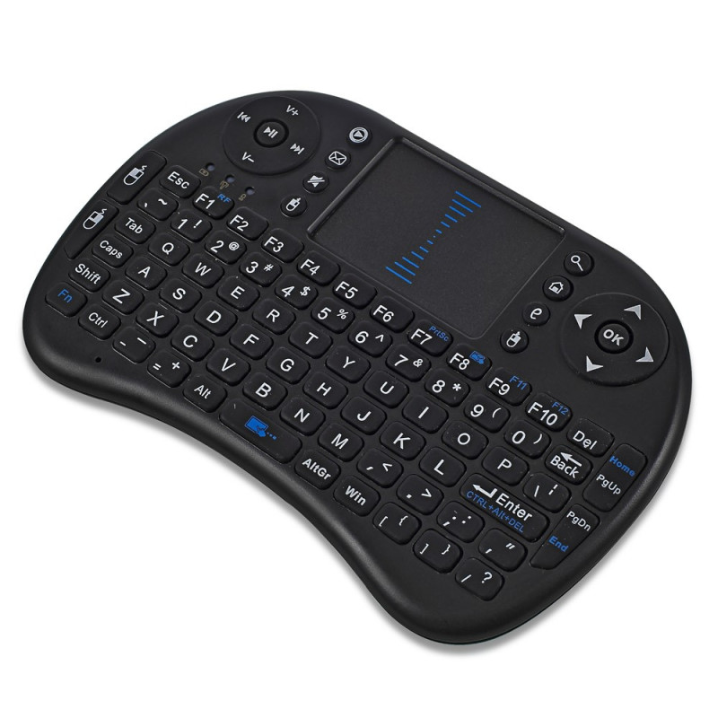 Mini I8 Wirelesss Touchpad - tastatur og mus til pc/tablet/tv - boks