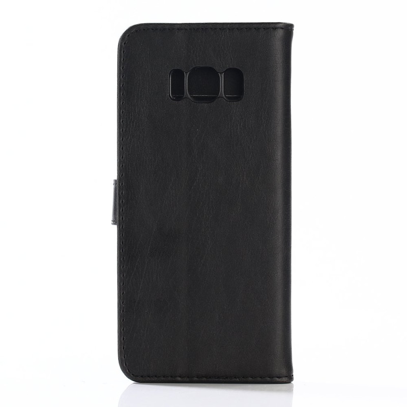 Samsung Galaxy S8 Plus Stilrent plånbokssuojakuori Musta