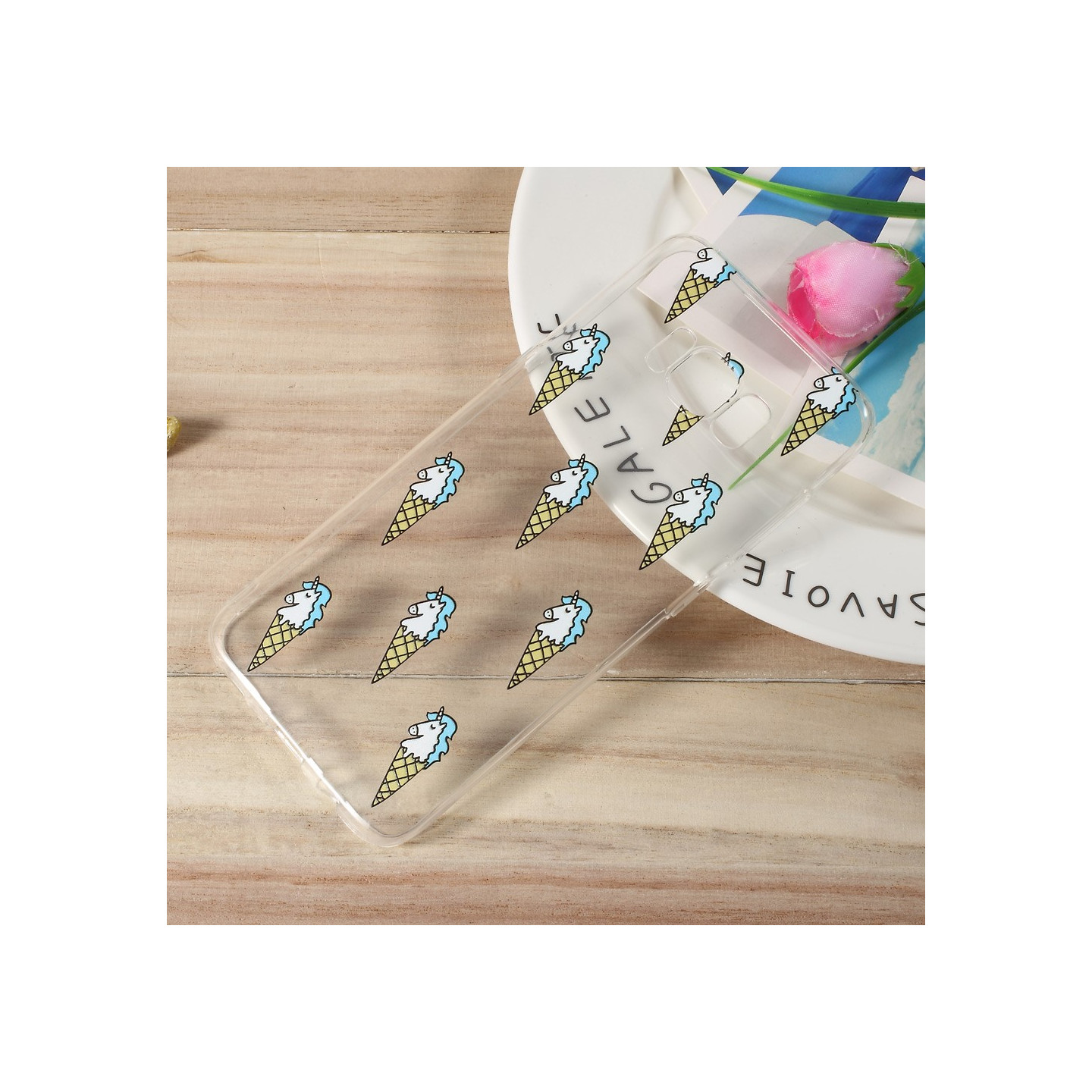 Samsung Galaxy S8 TPU - deksel - Unicorn Ice Cream