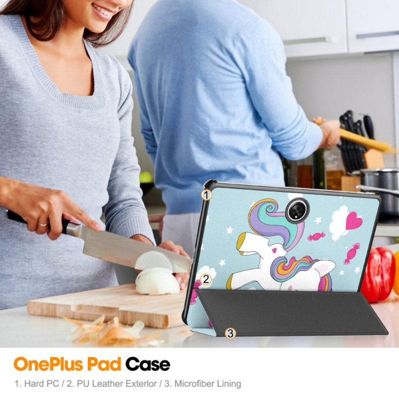 OnePlus Pad Trifold Stand - tabletin suojakotelo - hevonen