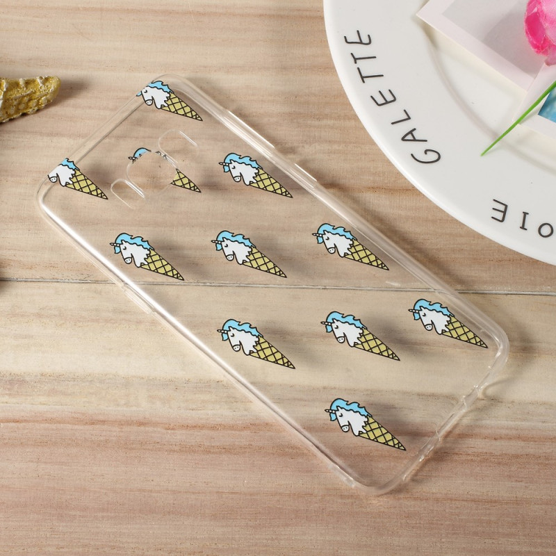 Samsung Galaxy S8 TPU - deksel - Unicorn Ice Cream