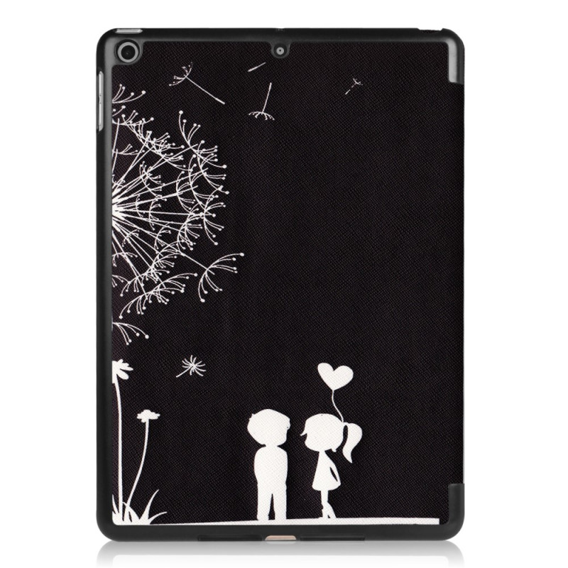 For iPad 9.7 (2018) / 9.7 (2017) Tri - fold Stand Case - Dandelion