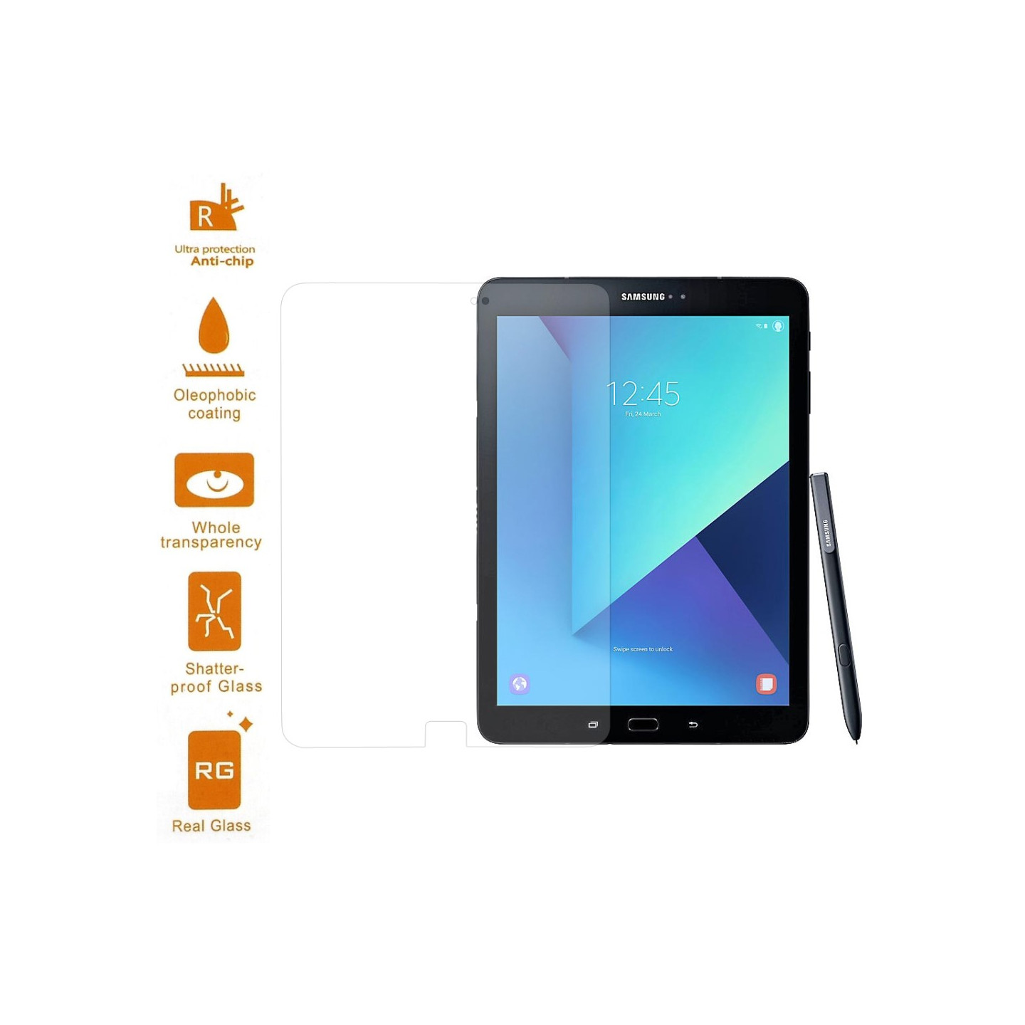 Samsung Galaxy Tab S3 9.7" Herdet Glass 0.3mm