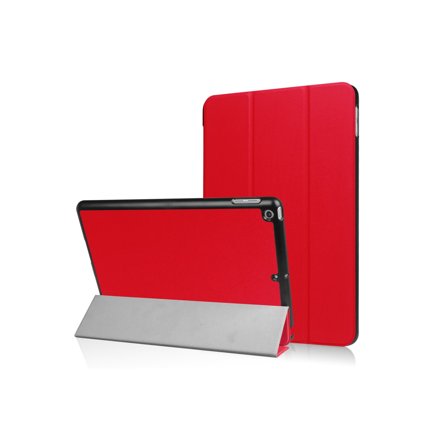 iPadille 9.7 (2018)/9.7 (2017) Kolminkertainen kotelo - punainen