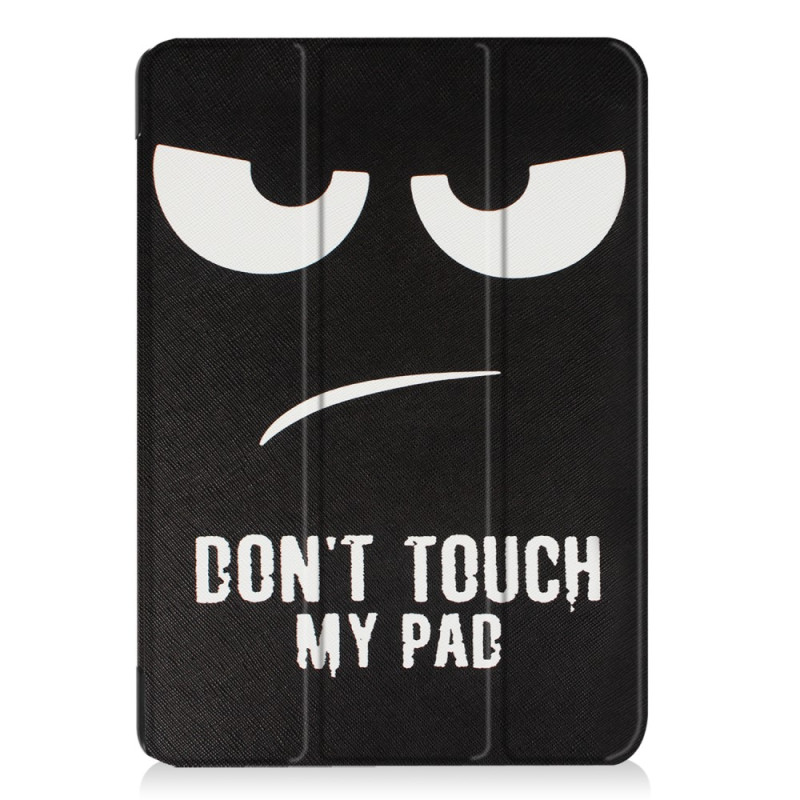 For iPad 9.7 (2018) / 9.7 (2017) Tri - fold Stand Case - Do Not Touch My Pad