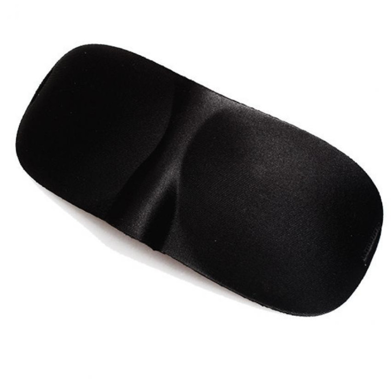 Sovmask 3D foam lyxig skön Black