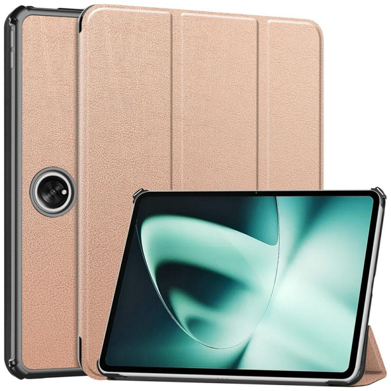 Til OnePlus Pad Trifoldet Stand Wake/Sleep Cover Tablet - etui - Rose Gold