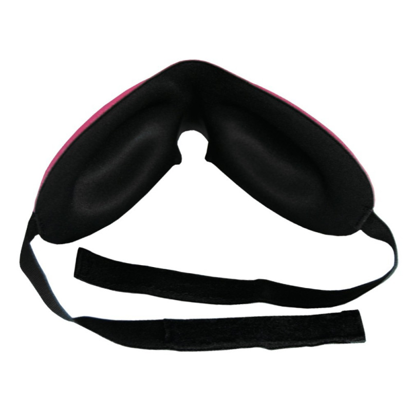 Sovmask 3D foam lyxig skön Black