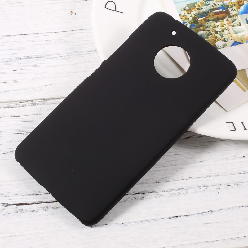 Lenovo Moto G5 Skal Plastsuojakuori Rubberized - Musta