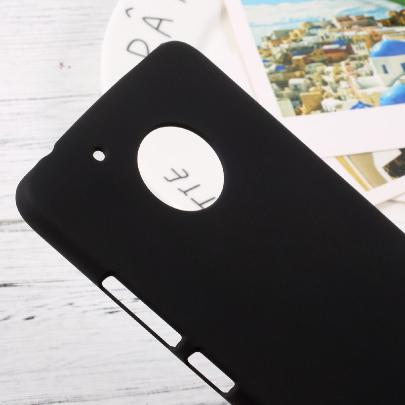 Lenovo Moto G5 Skal Plastsuojakuori Rubberized - Musta