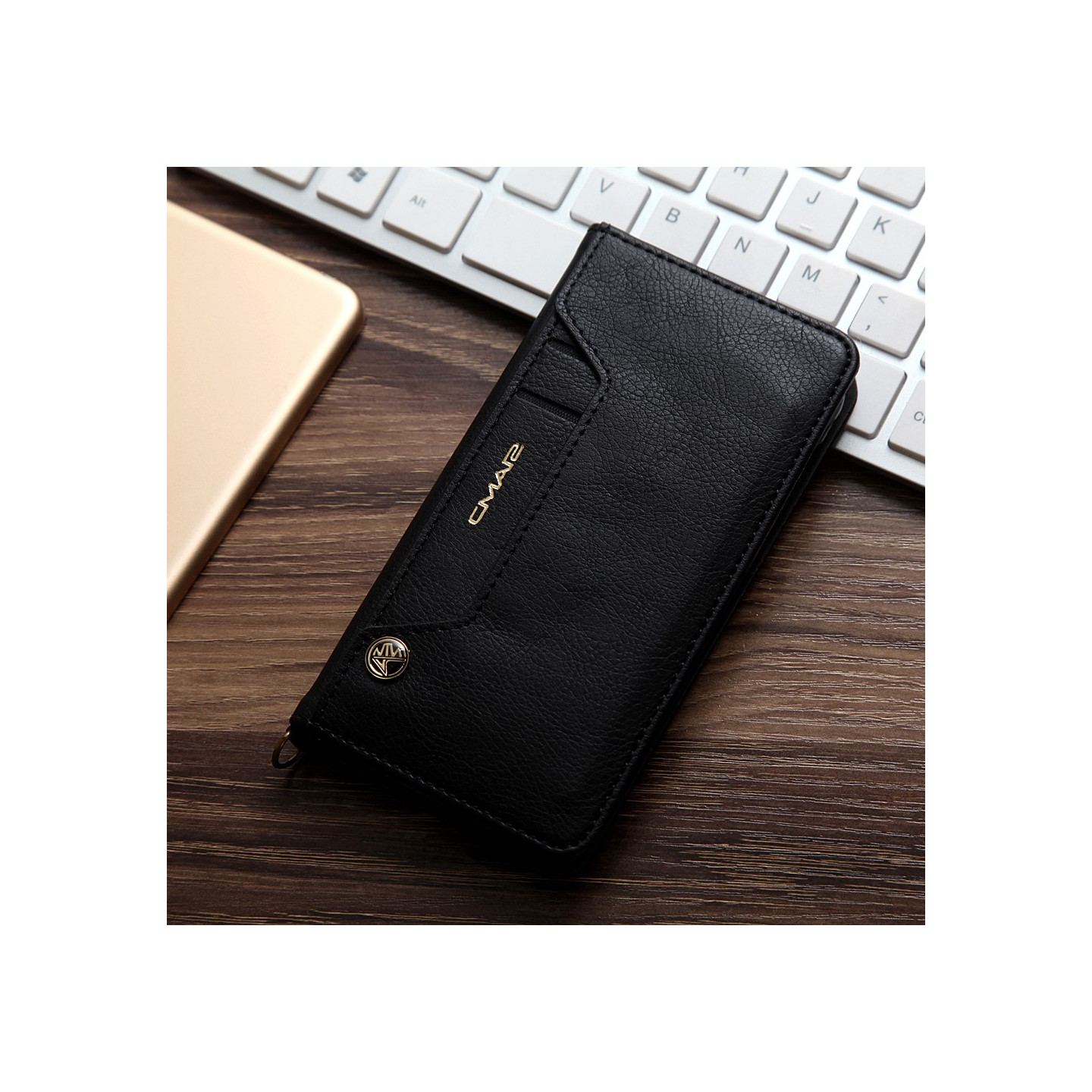 CMAI2 Litchi plånbokscase for iPhone 7 Plus