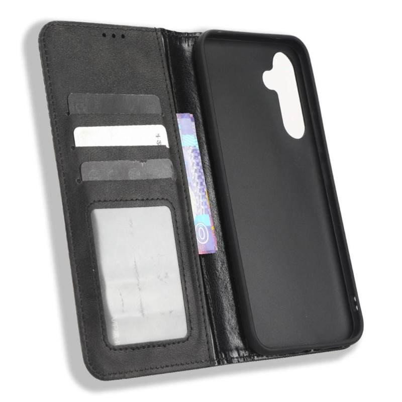 Wallet Stand Flip - telefonetui til Samsung Galaxy A54 5G - Sort