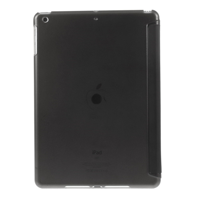 iPad Air/iPad 9.7 2017/2018 Slim fit kolmitaitettava kotelo - Musta