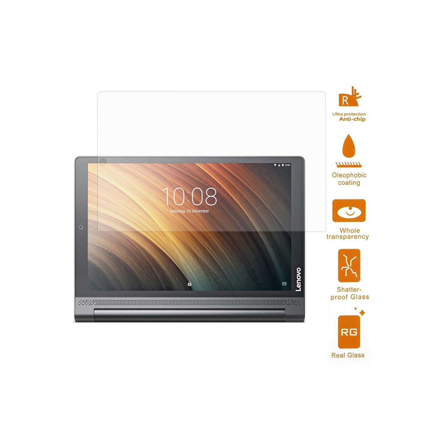 Härdat Glas - Lenovo Yoga Tab 3 Plus 10.1"
