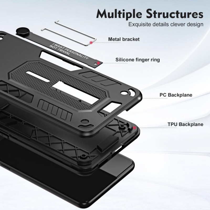 Til Samsung Galaxy A54 5G Kickstand Hybrid - etui Dobbeltlagsbeskyttelse