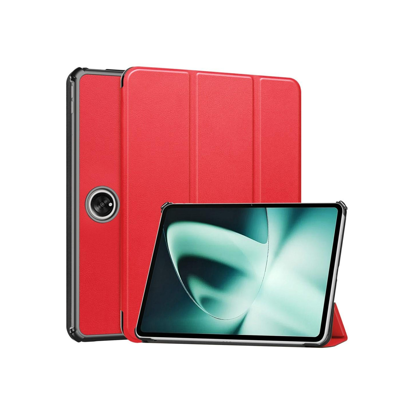 OnePlus Padille Tri - fold Stand Wake/Sleep Cover Tablet - kotelo - Punainen