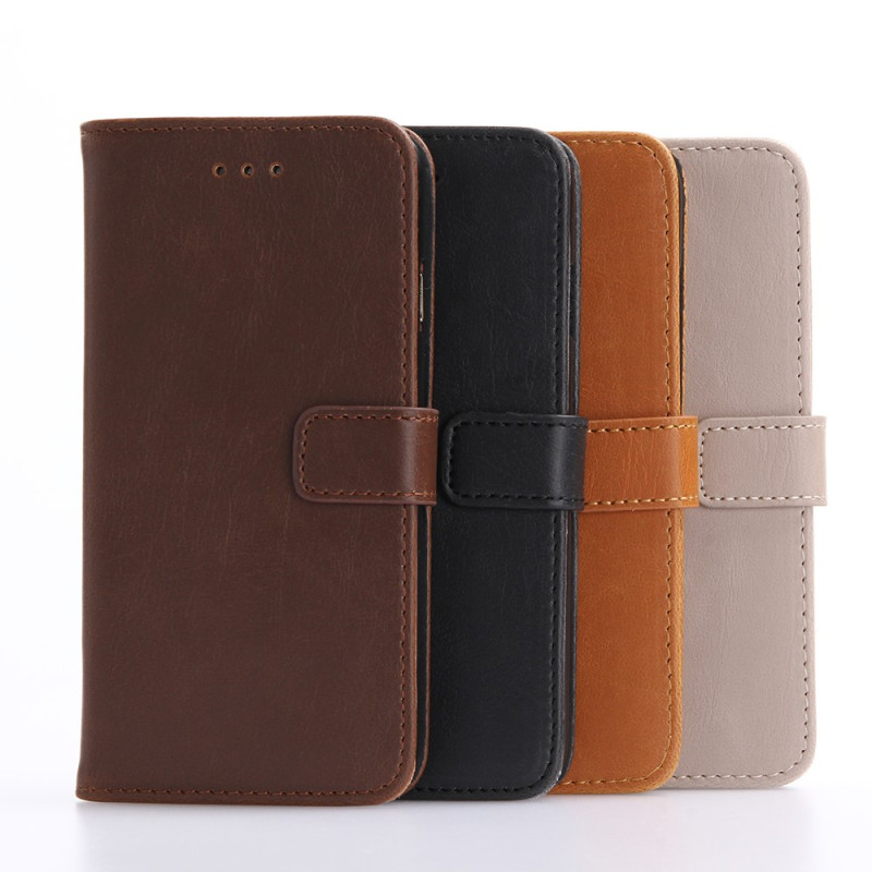 Retro Crazy Horse Taske til iPhone SE (2020) /SE (2022) /8/7 4.7 tommer