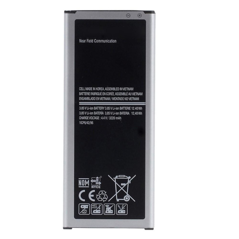 Battery For Samsung Galaxy Note 4 3.85V 3220mAh Rechargeable Li - ion