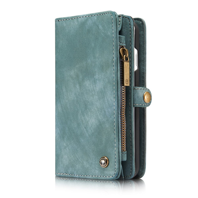 CASEME iPhone 7 Plus / 8 Plus Retro Split läder plånbokssuojakuori