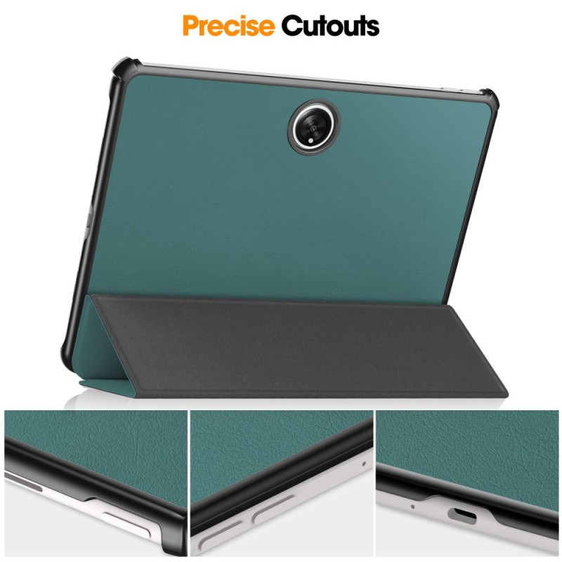 For OnePlus Pad Tri - fold Stand Wake / Sleep Cover Tablet Case - Green