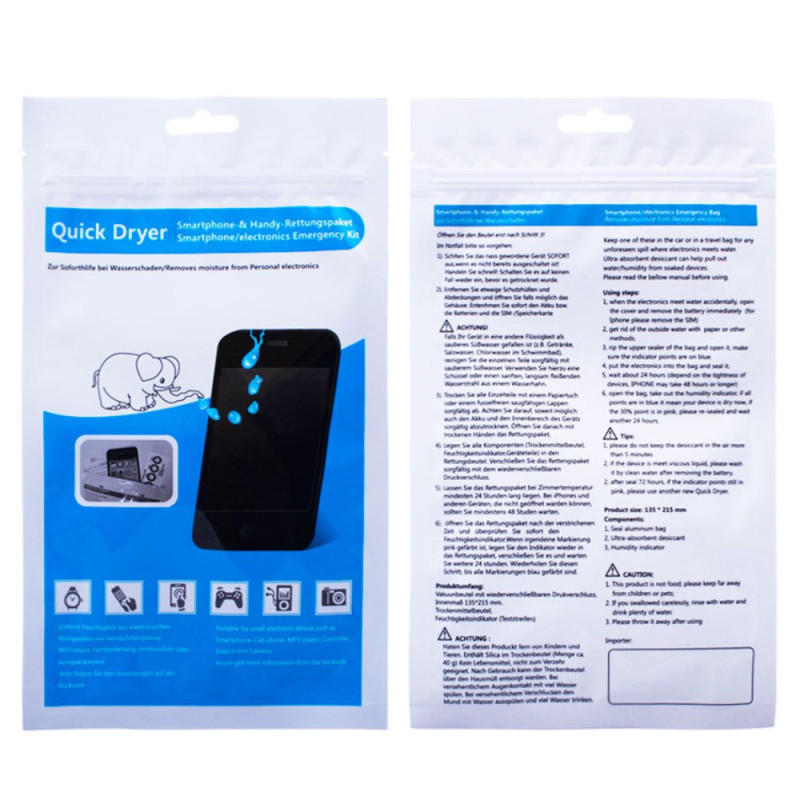 Mobil tørketrommel/hurtigtørker fuktighetsfjerner