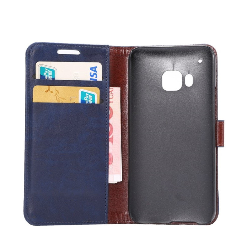 HTC ONE M9 Stilig Lommebok - cover Mørkeblå