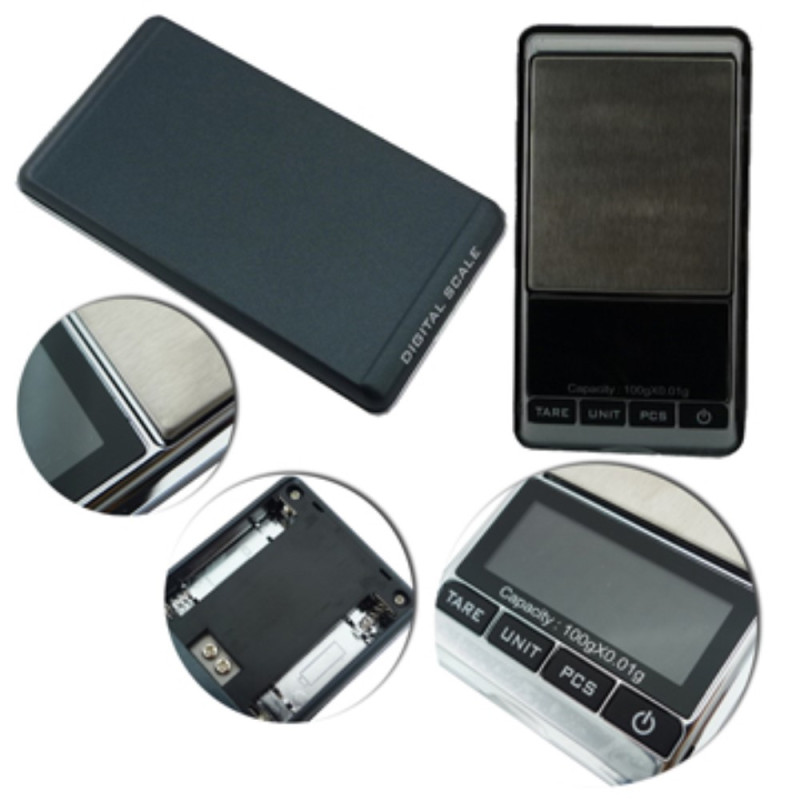 Digital gullsmedskala 0,01 g til 100 gram