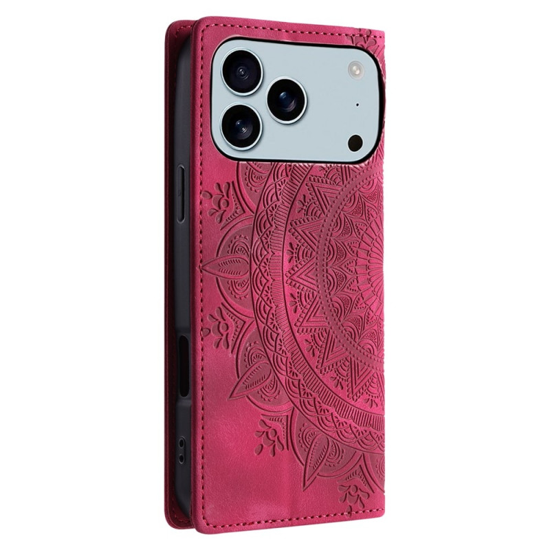 Case for iPhone 17 Pro Max with Magnetic Closure Pattern Imprinted