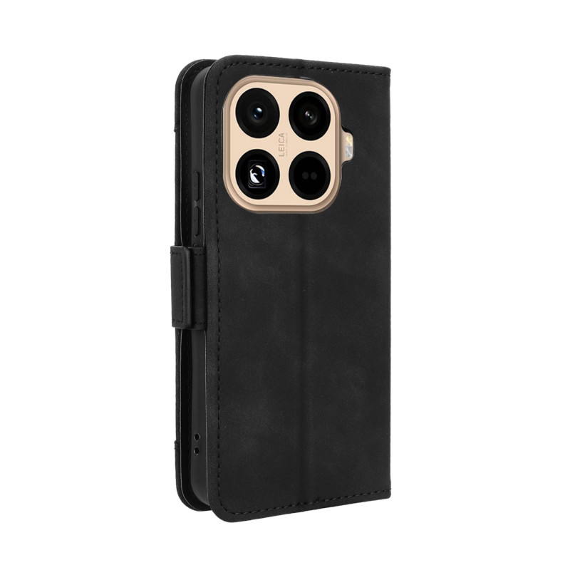 Suojakotelo Xiaomi 15T Pro Lompakkokuori Useilla Korttipaikoilla - Musta