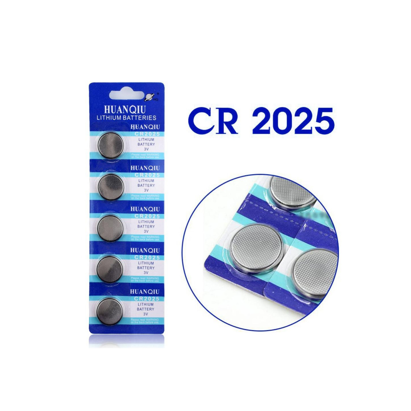 Alkalisk knappcellebatteri CR2025 Stor pakke