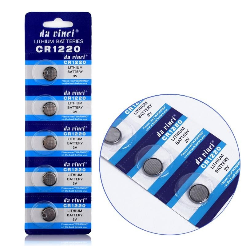 Alkalisk Knappcellbatteri CR1220 Storpack