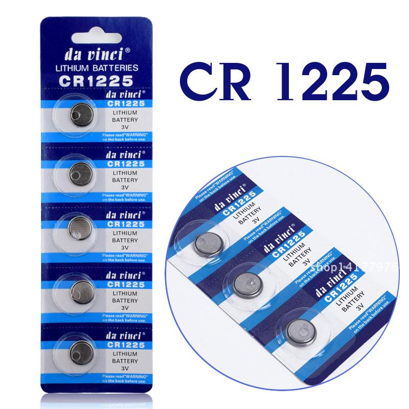 Alkalisk knappcellebatteri CR1225 stor pakke