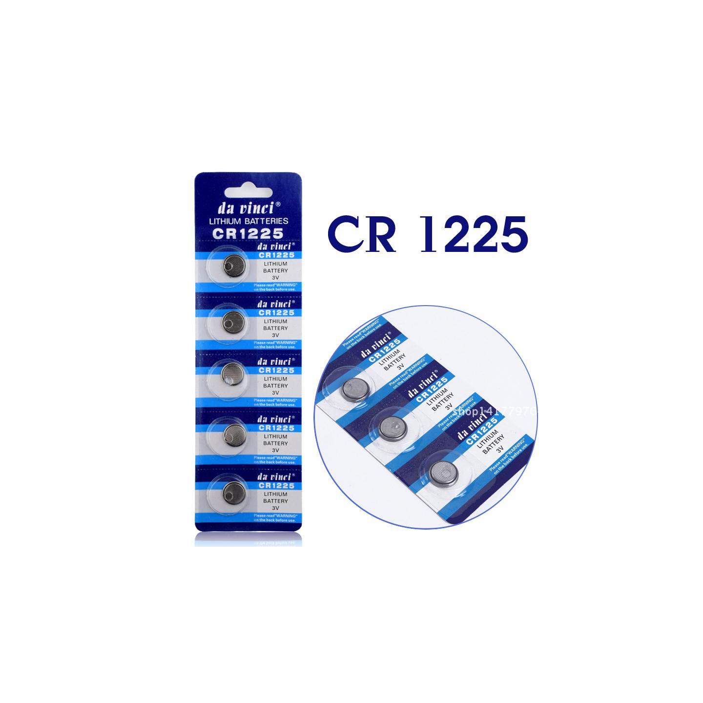 Button Cells Battery CR1225 - 5 pcs