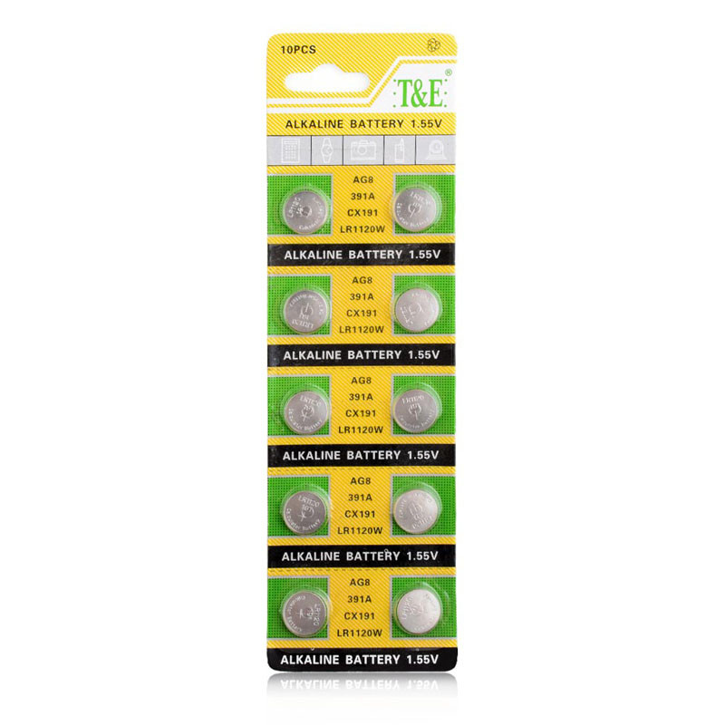 Button Coin Cells BatterySR55 / V391 / AG8