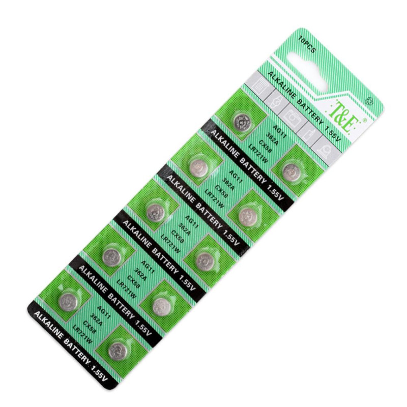 Button Coin Cells Batteryi SR58 / V362 / AG11