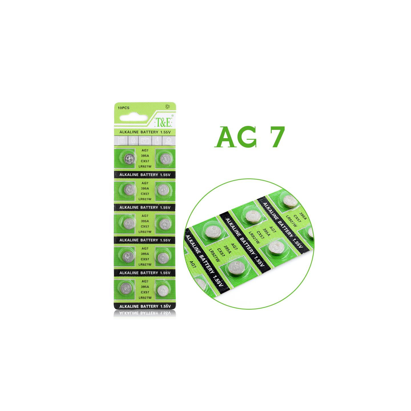 Alkalisk knappcellebatteri SR57/V395/AG7 Stor pakke