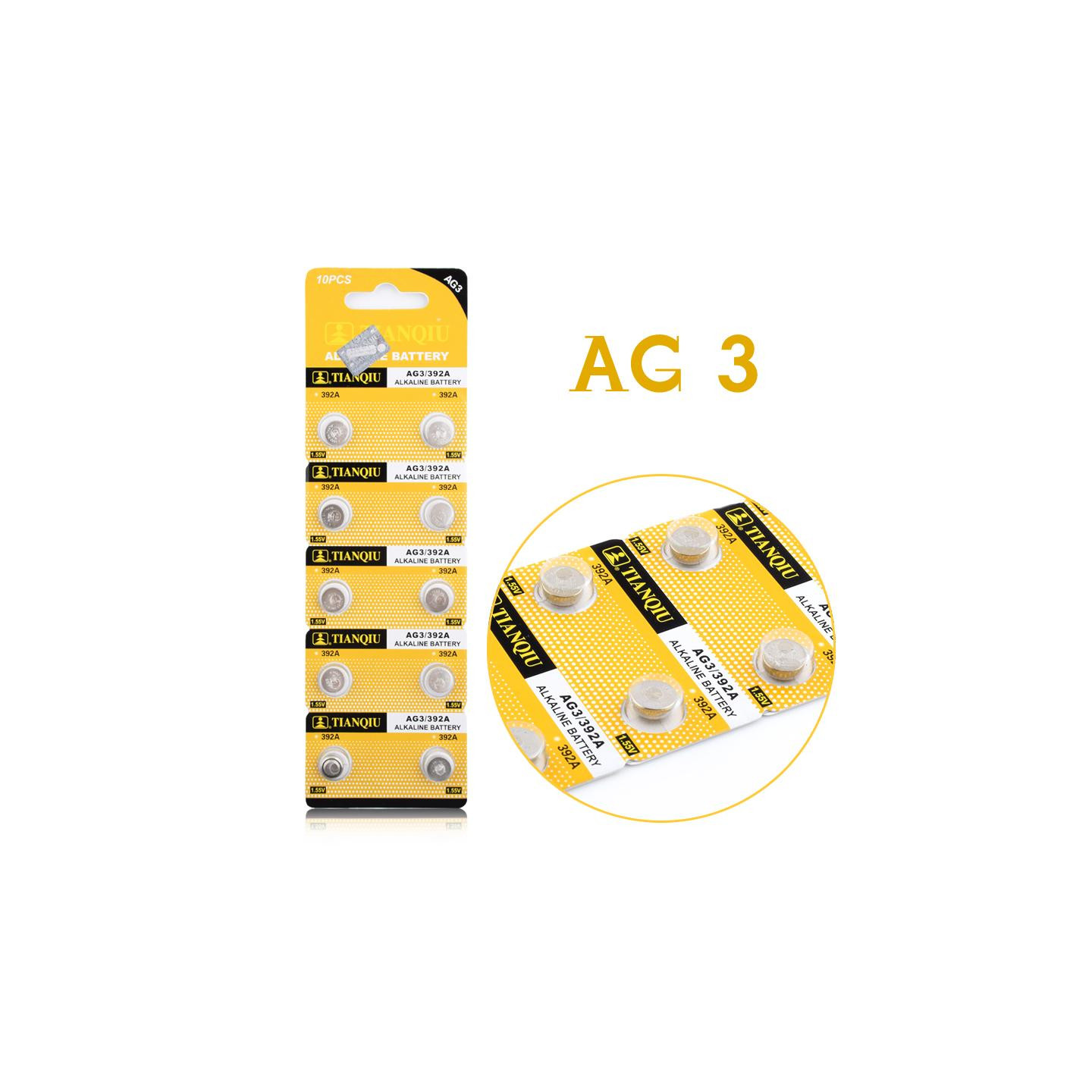 Button Coin Cells Battery SR41 / V392 / AG 3