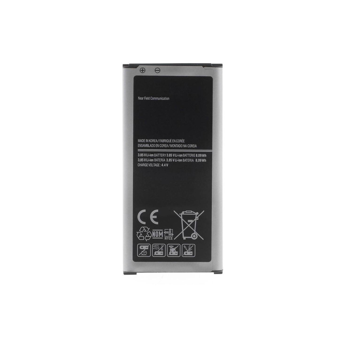 Batteri til Samsung Galaxy S5 Mini 3.85V 2100mAh genopladeligt Li - ion
