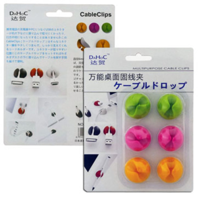 Kabelpidike för alla sorters kablar 6 - Pack