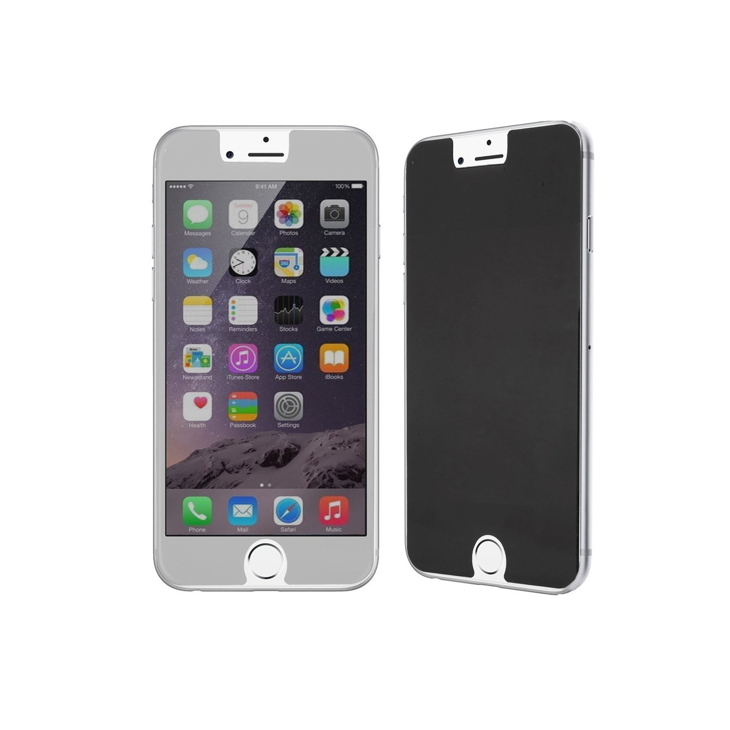 iPhone 6 6s Anti - spy 0.3mm Tempered Glass Näytönsuoja (Complete Kansiin)