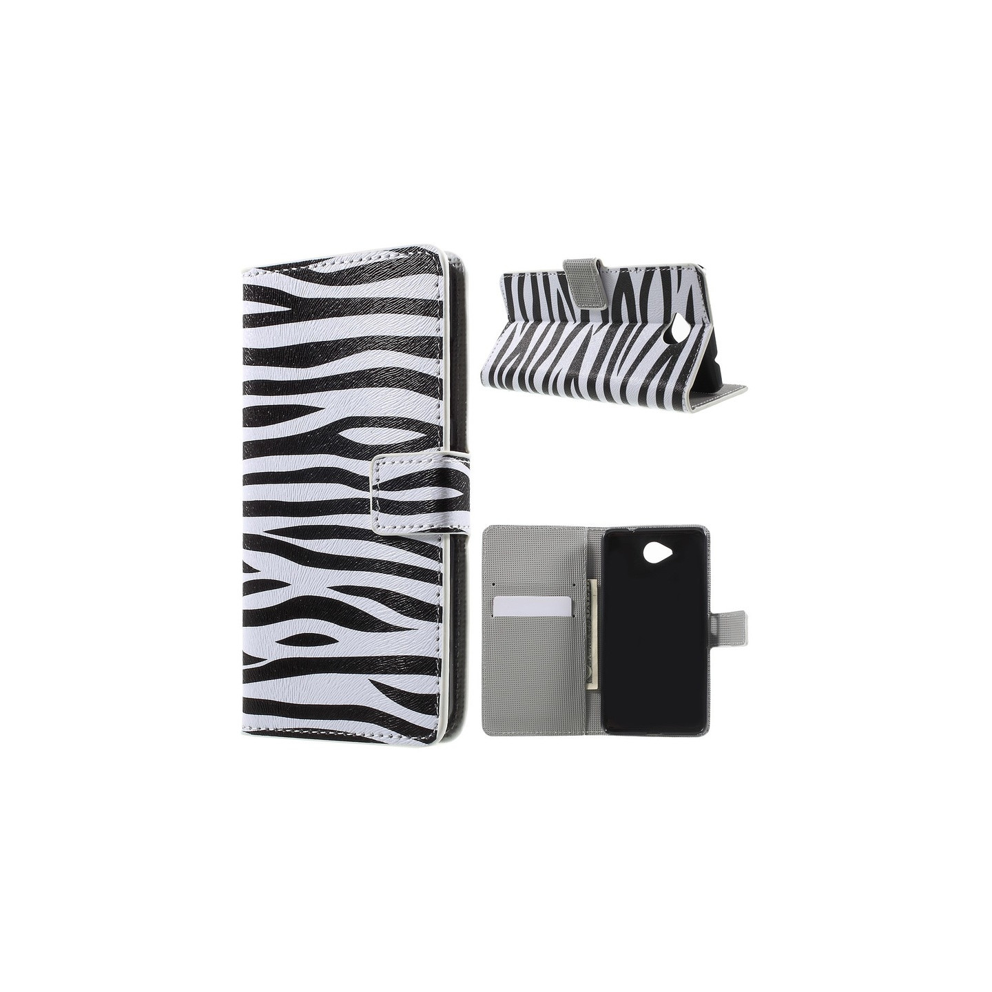 Microsoft Lumia 650 Lommebok - deksel - Zebra