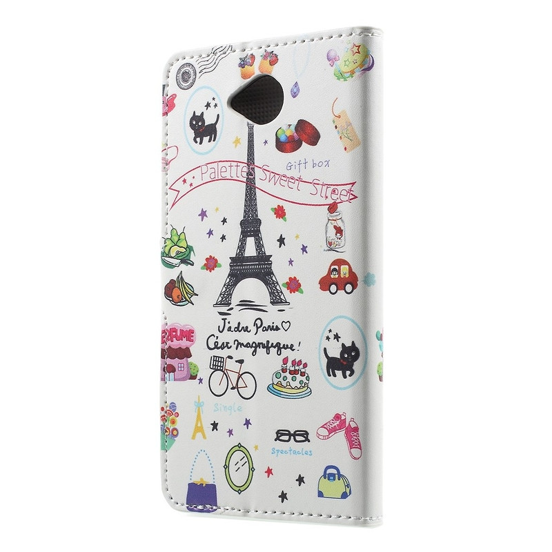 Microsoft Lumia 650 Wallet Case - Eiffel Tower