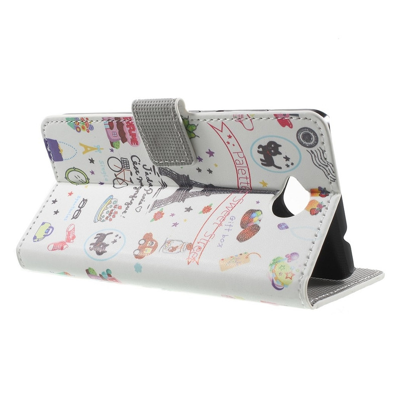 Microsoft Lumia 650 Lompakkokotelo - Eiffel Tower