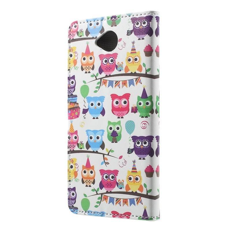 Microsoft Lumia 650 Wallet Case - Various Owls