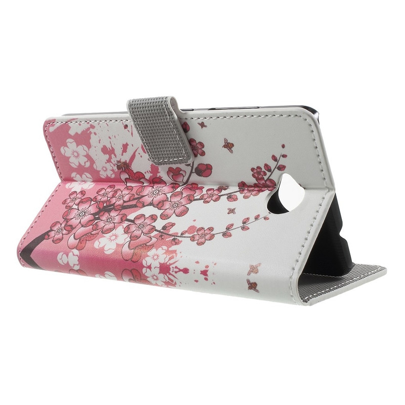 Microsoft Lumia 650 Wallet Case Plum Blossom