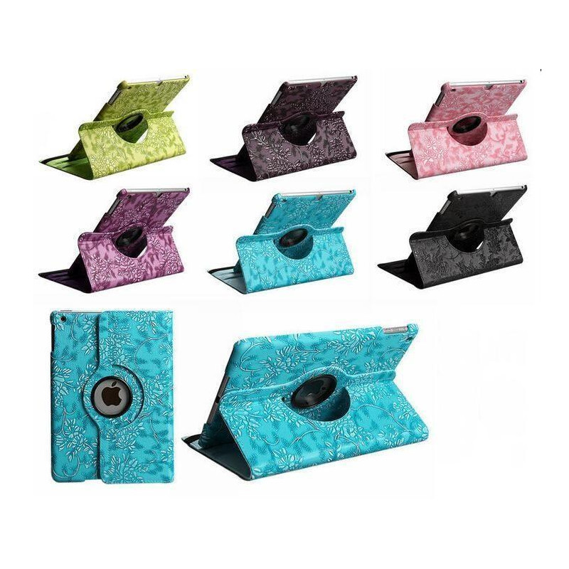 Cover iPad Mini 1/2/3 360 Rotasjon Blomster