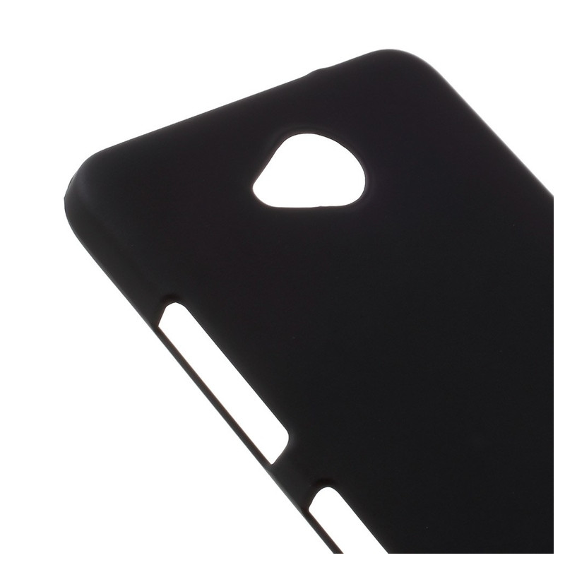 Microsoft Lumia 650 Rubberized Hård Plast Skal - Musta