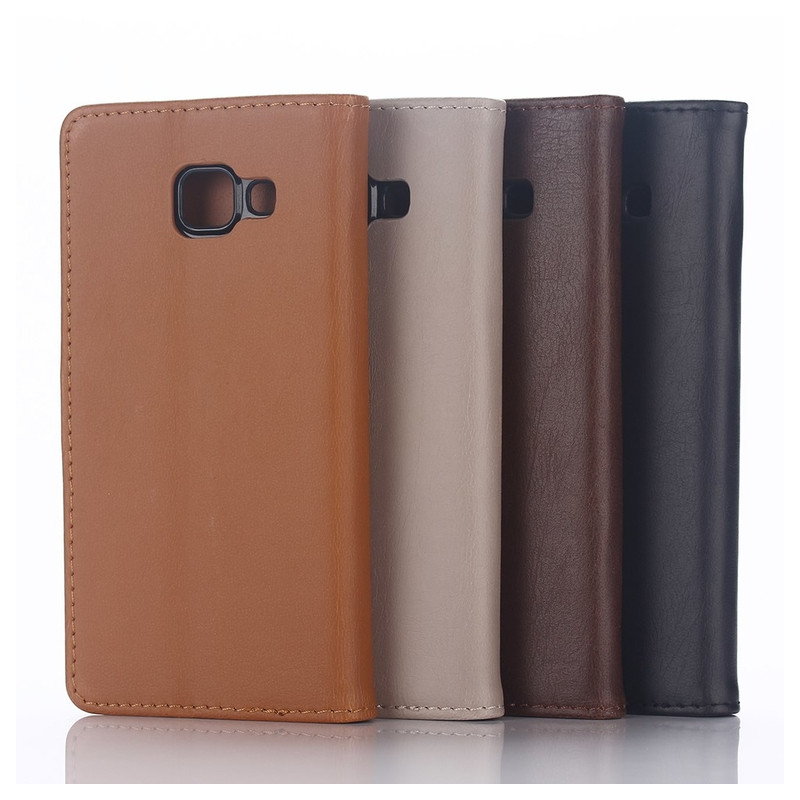 Crazy Horse Pung Taske til Samsung Galaxy A3 SM - A310F (2016) - Sort