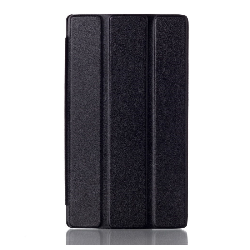 Kolminkertainen telinekotelo Lenovo Tab 2 A7 - 10 - Musta