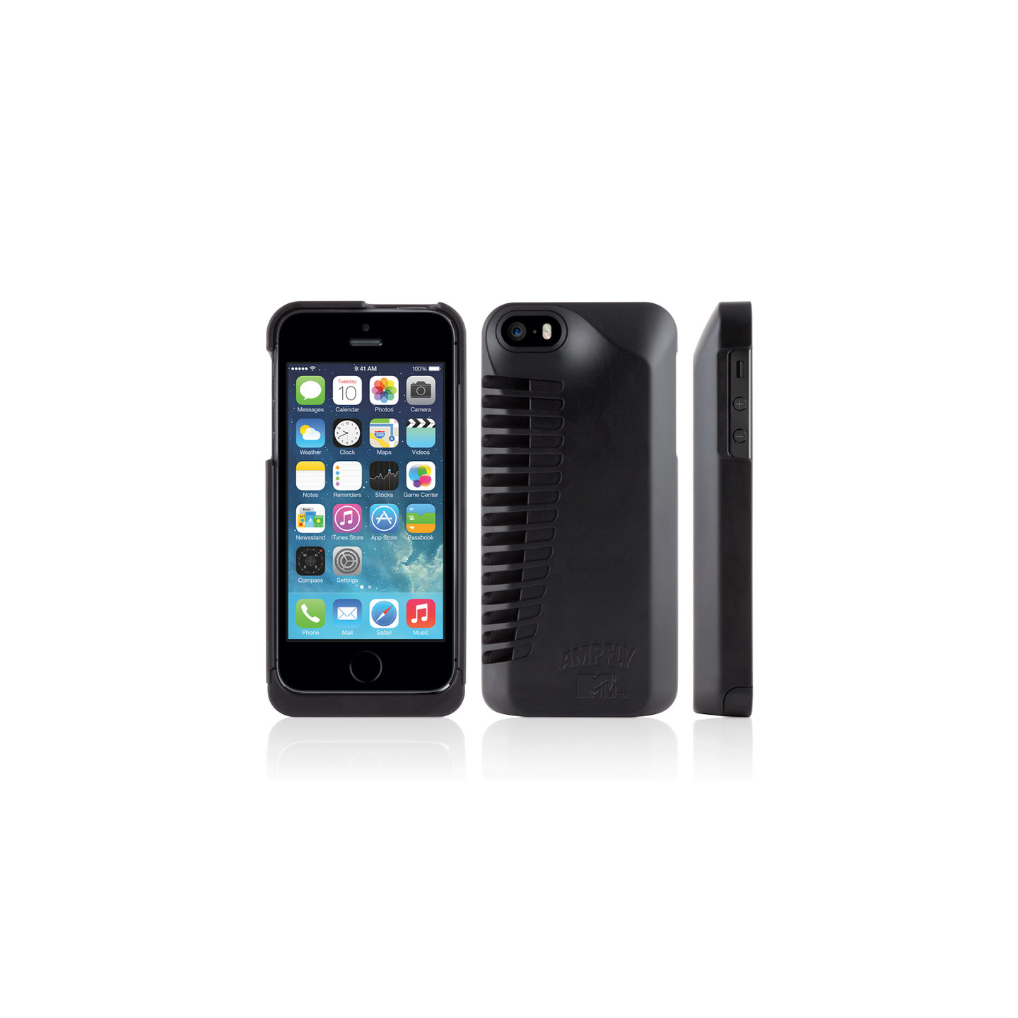 AmpFly Musikkcover MTV Iphone 5/5S SVART